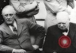 Image of Winston Churchill Quebec Canada, 1943, second 27 stock footage video 65675066600