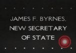 Image of James F Byrnes United States USA, 1945, second 1 stock footage video 65675066613