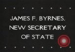 Image of James F Byrnes United States USA, 1945, second 4 stock footage video 65675066613