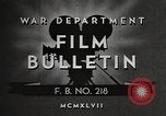 Standbild ordnance United States USA, 1947, aus Sekunde 9 historischem Filmmaterial Videoclip 65675066617