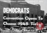 Standbild Demokratische Konvention von 1948 Philadelphia Pennsylvania USA, 1948, aus Sekunde 4 historischem Filmmaterial Videoclip 65675066661
