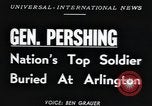 Standbild Trauerfeier Washington DC USA, 1948, aus Sekunde 1 historischem Filmmaterial Videoclip 65675066665