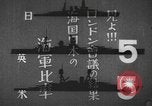 Image of Japanese identification silhouettes of U.S. warships Pacific Ocean, 1941, second 16 stock footage video 65675066681