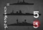 Image of Japanese identification silhouettes of U.S. warships Pacific Ocean, 1941, second 17 stock footage video 65675066681