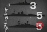 Image of Japanese identification silhouettes of U.S. warships Pacific Ocean, 1941, second 19 stock footage video 65675066681