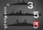 Image of Japanese identification silhouettes of U.S. warships Pacific Ocean, 1941, second 20 stock footage video 65675066681