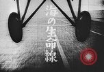 Image of Japanese identification silhouettes of U.S. warships Pacific Ocean, 1941, second 34 stock footage video 65675066681