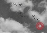 Standbild japanischen Mitsubishi Ki-2 Bomber China, 1940, aus Sekunde 59 historischem Filmmaterial Videoclip 65675066682