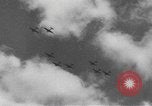 Standbild japanischen Mitsubishi Ki-2 Bomber China, 1940, aus Sekunde 60 historischem Filmmaterial Videoclip 65675066682