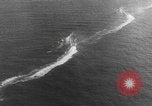 Image of Japanese aircraft carrier Pacific Ocean, 1942, second 58 stock footage video 65675066686