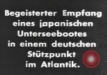Standbild japanischen U-Boot Besatzung Atlantik, 1941, aus Sekunde 28 historischem Filmmaterial Videoclip 65675066687