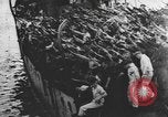 Standbild japanischen U-Boot Besatzung Atlantik, 1941, aus Sekunde 52 historischem Filmmaterial Videoclip 65675066687