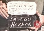 Image of Japanese equipment Sasebo Japan, 1945, second 54 stock footage video 65675066708