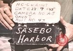 Image of Japanese equipment Sasebo Japan, 1945, second 55 stock footage video 65675066708