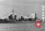 Image of Japanese naval inspection prior to World War II Pacific Ocean, 1940, second 18 stock footage video 65675066722