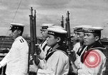 Image of Japanese naval inspection prior to World War II Pacific Ocean, 1940, second 24 stock footage video 65675066722