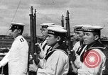Image of Japanese naval inspection prior to World War II Pacific Ocean, 1940, second 25 stock footage video 65675066722