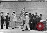 Image of Japanese naval inspection prior to World War II Pacific Ocean, 1940, second 30 stock footage video 65675066722
