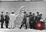 Image of Japanese naval inspection prior to World War II Pacific Ocean, 1940, second 32 stock footage video 65675066722