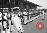 Image of Japanese naval inspection prior to World War II Pacific Ocean, 1940, second 36 stock footage video 65675066722