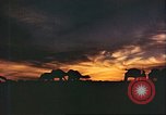 Image of Camel caravan silhouetted against the sky at dawn Afghanistan, 1960, second 36 stock footage video 65675066733