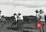 Standbild Rinder Branding United States USA, 1918, aus Sekunde 34 historischem Filmmaterial Videoclip 65675066753