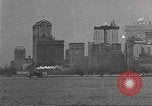 Image of Brooklyn Bridge and Williamsburg Bridge New York City USA, 1918, second 11 stock footage video 65675066758