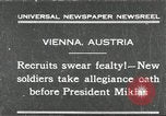 Immagine di Nuove reclute Vienna Austria, 1930, secondo 1 filmato di repertorio 65675066770