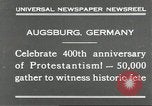 Immagine di Quattrocentesimo anniversario del protestantesimo Augsburg Germania, 1930, secondo 6 filmato di repertorio 65675066772