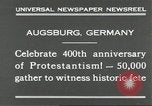 Immagine di Quattrocentesimo anniversario del protestantesimo Augsburg Germania, 1930, secondo 9 filmato di repertorio 65675066772