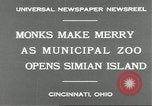 Immagine di Lo zoo comunale Cincinnati Ohio USA, 1930, secondo 4 filmato di repertorio 65675066773