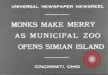 Immagine di Lo zoo comunale Cincinnati Ohio USA, 1930, secondo 7 filmato di repertorio 65675066773