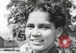 Standbild Afroamerikanische männliche und weibliche College-Studenten Nashville Tennessee USA, 1937, aus Sekunde 12 historischem Filmmaterial Videoclip 65675066777