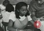 Image of African American women students sewing Charlotte North Carolina USA, 1937, second 29 stock footage video 65675066786