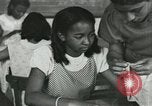 Image of African American women students sewing Charlotte North Carolina USA, 1937, second 32 stock footage video 65675066786