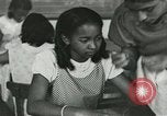 Image of African American women students sewing Charlotte North Carolina USA, 1937, second 34 stock footage video 65675066786