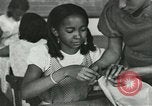 Image of African American women students sewing Charlotte North Carolina USA, 1937, second 36 stock footage video 65675066786