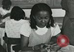 Image of African American women students sewing Charlotte North Carolina USA, 1937, second 41 stock footage video 65675066786