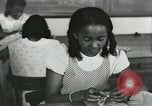 Image of African American women students sewing Charlotte North Carolina USA, 1937, second 47 stock footage video 65675066786
