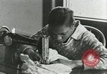 Image of African American women students sewing Charlotte North Carolina USA, 1937, second 56 stock footage video 65675066786