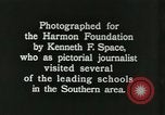 Image of African American students Washington DC USA, 1937, second 24 stock footage video 65675066792