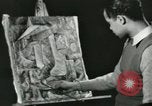 Standbild Hale Woodruff unterrichtet afroamerikanische Studenten Atlanta Georgia USA, 1937, aus Sekunde 23 historischem Filmmaterial Videoclip 65675066796