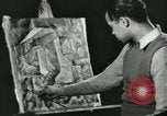 Standbild Hale Woodruff unterrichtet afroamerikanische Studenten Atlanta Georgia USA, 1937, aus Sekunde 24 historischem Filmmaterial Videoclip 65675066796