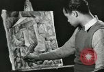 Standbild Hale Woodruff unterrichtet afroamerikanische Studenten Atlanta Georgia USA, 1937, aus Sekunde 26 historischem Filmmaterial Videoclip 65675066796