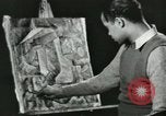 Standbild Hale Woodruff unterrichtet afroamerikanische Studenten Atlanta Georgia USA, 1937, aus Sekunde 27 historischem Filmmaterial Videoclip 65675066796