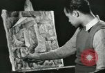 Standbild Hale Woodruff unterrichtet afroamerikanische Studenten Atlanta Georgia USA, 1937, aus Sekunde 28 historischem Filmmaterial Videoclip 65675066796