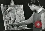 Standbild Hale Woodruff unterrichtet afroamerikanische Studenten Atlanta Georgia USA, 1937, aus Sekunde 30 historischem Filmmaterial Videoclip 65675066796