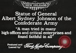 Image statues New Orleans Louisiana USA, 1917, de la seconde 54 séquences d'archives historiques vidéo 65675066811