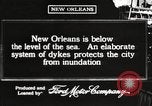 Standbild System von Deichen New Orleans Louisiana USA, 1917, aus Sekunde 3 historischem Filmmaterial Videoclip 65675066813