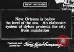Standbild System von Deichen New Orleans Louisiana USA, 1917, aus Sekunde 6 historischem Filmmaterial Videoclip 65675066813
